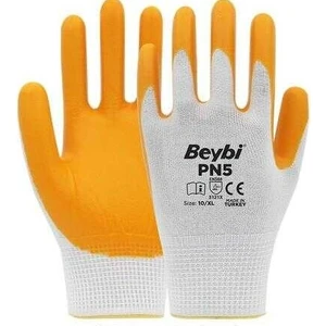 Pn5 Nitril Kaplı Örgü Polyester Iş Eldiveni