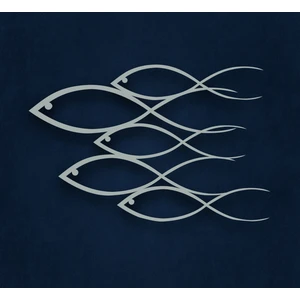 Balık Metal Duvar Dekoru