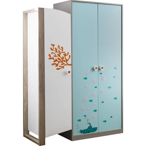 Rengarenk Deep 3 Kapaklı Dolap