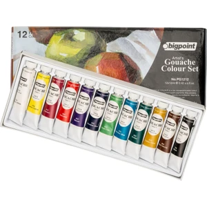 Bigpont Guaj Boya Seti 12ML Tüp x 12 Renk