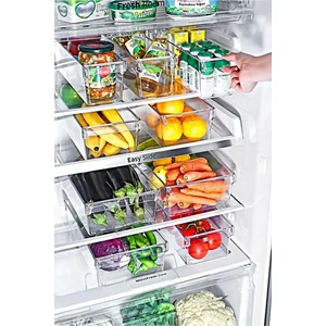 Mim Life Buzdolabı Düzenleyici Midi Istiflenebilir Kutu Şeffaf Dolap Içi Organizer