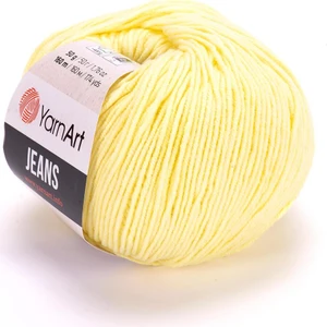 Jeans Soft Sarı El Örgü Ipliği