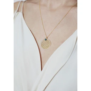 Minamis Silver 925 Ayar Gümüş Yaşam Çiçeği Gözlü Bayan Gümüş Kolye