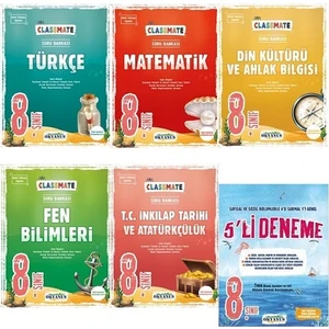 Okyanus Yayınları 8. Sınıf Classmate Full Soru Bankası Set+8. Sınıf 5'li Deneme (Ciltli)