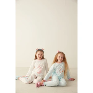Çok Renkli Girls Picnic 2li Pijama Takımı