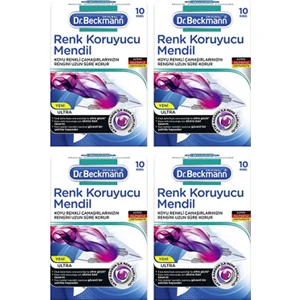Dr.Beckmann Renk Koruyucu Mendil Ultra 4 x 10'lu