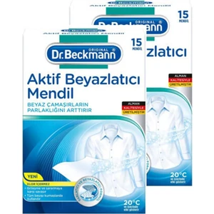 Dr. Beckmann Aktif Beyazlatıcı Mendil 2 x 15'li