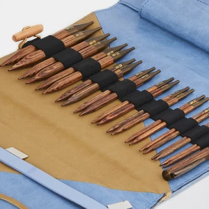 Knitpro Ginger Deluxe Misinalı Ucu Değiştirilebilir Örgü Şiş Seti (Normal Ic)