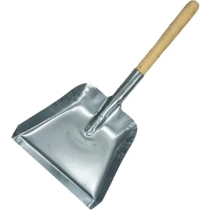 Metal Mini Faraş Çöp Küreği Ahşap Saplı