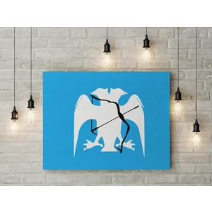 Satürn Design Selçuklu Devleti Bayrağı Kanvas Tablo 40X55CM