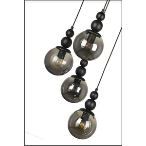 Veda Light Vedalight Venüs siyah 4 lü Model - Oturma Odası - Salon - Yatak Odası Modern Avize