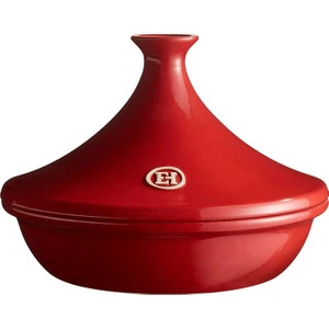 Emile Henry Ateşe Dayanıklı Tajin 32 cm 5 Lt Kırmızı/burgundy