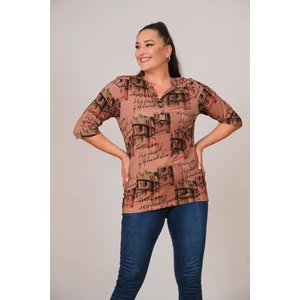 Lady Majestic Büyük Beden Kadınbluz