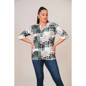 Lady Majestic Büyük Beden Kadınbluz