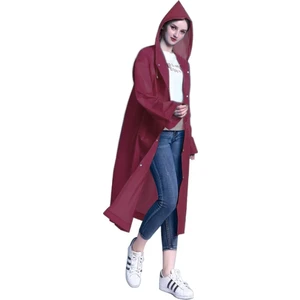 Eleven Market Spor Yağmurluk Eva Bordo Yağmurluk