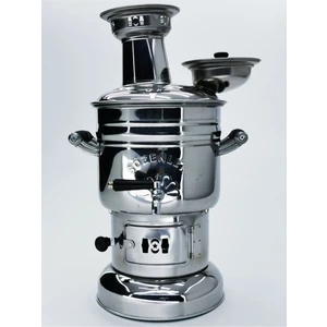 Semaver --Yeni --Turbolu--- Krom Kömürlü 4,5 Litre Alttan Yakmalı