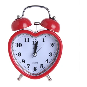 Keyfim Shop Dekoratif Kalp Tasarımlı Işıklı Alarmlı Çalar Saat