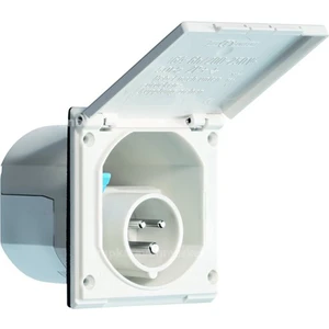 Abl Cee IP44 220V Dahili Gömme Karavan 220V Elektrik Girişi - Beyaz