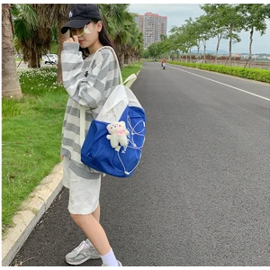 Just Casual Okul Çantası Kız Japon Gelgit Marka Büyük Kapasiteli Harajuku Ortaokulu Lise Öğrencisi Sırt Çantası Üniversite Öğrencisi Sırt Çantası (Yurt Dışından)