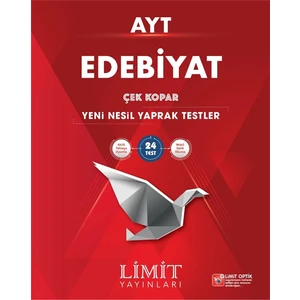 Limit Yayınları AYT Edebiyat Çek Kopar Test Yni