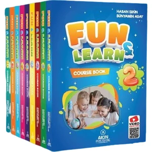 Akın Publishing 2. Sınıf Fun & Learn Ingilizce Set ( Course Book - Activity Book - Fun Mag