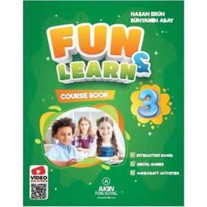 Akın Publishing 3. Sınıf Fun & Learn Ingilizce Set ( Course Book - Activity Book - Fun Mag