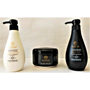 Evoque Smart Keratin Serisi 3 Lü Set( Şampuan 380ml. Saç Kremi 380ml, Bakım Maskesi 500gr )