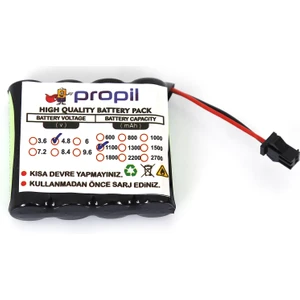4.8V 600 Mah Aa  Ni-Cd Oyuncak Araba Bataryası 600 Mah
