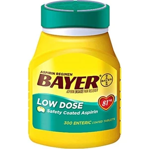 Bayer Aspirin Regimen Low Dose 81MG 300 Tablet