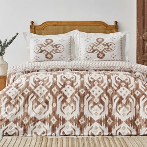 Karaca Home Neos Bej %100 Pamuk Tek Kişilik Nevresim Takımı