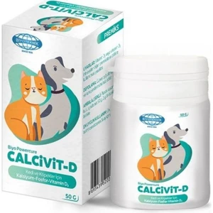 Biyo  Powercure Calcivit - D  ""kedi ve Köpekler Için  Kalsiyum & Fosfor  Ihtiyaçlarını Karşılar""