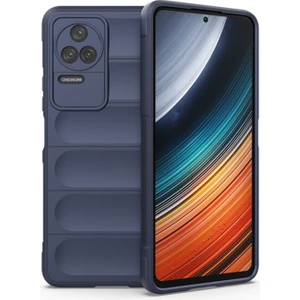 Xiaomi Poco F4 Miami Serisi Darbeye Dayanıklı Silikon Kılıf - Lacivert