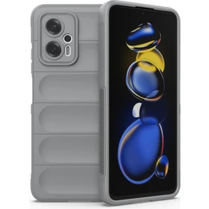 Xiaomi Poco X4 Gt Miami Serisi Darbeye Dayanıklı Silikon Kılıf - Açık Gri