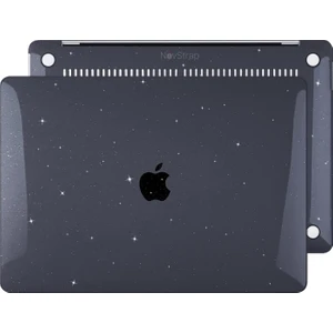 Novstrap Apple MacBook Air 2021 13 Inç M1 Çipli A2337 A1932 A2179 Uyumlu Parlak Simli Kılıf Kapak