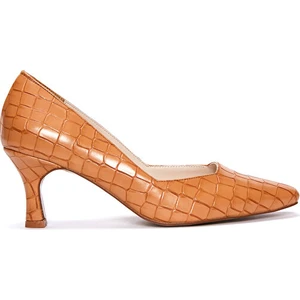 Sole Sisters Lındı Arkası Açık Topuklu - Taba