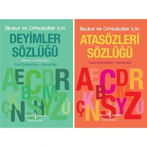 İş Bankası Kültür Yayınları İlkokul ve Ortaokullar İçin Atasözleri ve Deyimler Sözlüğü Örnek Cümlelerle - 2 Kitap Takım