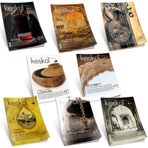 Keşkül Dergisi Tarikat Kültürü Seti (8 Dergi) Selam - Derviş Çeyizleri - Mürid-Mürşid Ilişkileri - Lokma - Sohbet - Devran - Derviş Keşkülü - Hizmet
