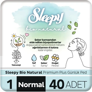 Bio Natural Premium Plus Günlük Ped Normal 40 Adet Ped
