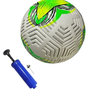 El Dikişli 410 Gram Soft Mat Deri 4 Astar Futbol Topu No:5 Her Türlü Sahalara Uygun + Pompa