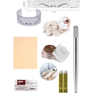 Microblading Eğitim Seti 8 Parça Ekonomik Kalıcı Makyaj Seti