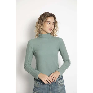Kadın Balıkçı Yaka Mint Renk Body