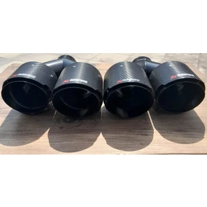 Akrapoviç 100MM Çiftli Sağ Sol Takım 100LÜK FULL KARBON Akrapoviç