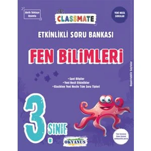 Okyanus Yayınları 3. Sınıf Classmate Fen Bilimleri Etkinlikli Soru Bankası