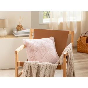 English Home Soft Touch Rabbit Peluş Kırlent Kılıfı 45 x 45 cm Pudra