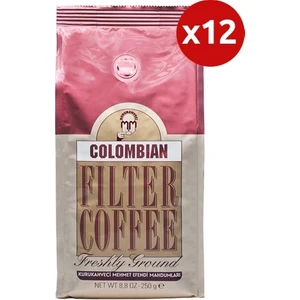 Kurukahveci Mehmet Efendi  Colombian Filter Coffee 250 gr 12'li