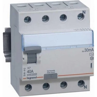 Legrand 403191 Kaçak Akım Koruma Rölesi 4X40 A 30 Ma