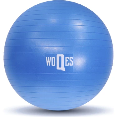 WOQES 65cm Pilates Topu Yüksek Kalite PVC Şişirme Pompası