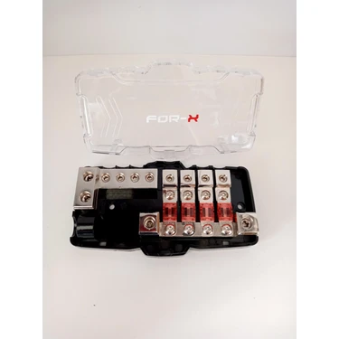For-x Amfi Blok Sigorta Dağıtıcı 14000 W Güç Çıkışı ve 8 Kanal ile Profesyonel Kullanım