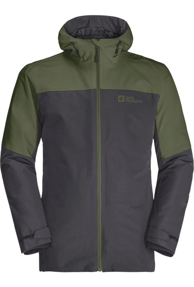 Jack Wolfskin Glaabach 3IN1 Erkek Su Geçirmez Outdoor Mont 1115291-4129