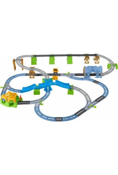 Thomas ve Arkadaşları TrackMaster Percy Büyük Macera Oyun Seti, Motorlu Trenli, Oyuncak Tren, Mağara, Köprü ve Tünel Parçaları Dahil GBN45